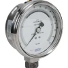 Pressure Gauge: 4" Dial, 1/4" Thread, Lower Mount