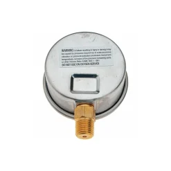 Pressure Gauge: 2-1/2" Dial, 1/4" Thread, NPT