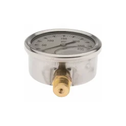 Pressure Gauge: 2-1/2" Dial, 1/4" Thread, NPT