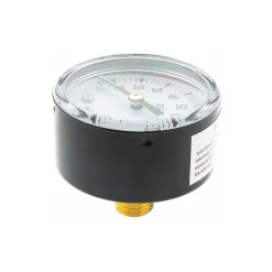 Pressure Gauge: 2" Dial, 1/4" Thread, NPT, Center Back Mount