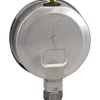 Pressure Gauge: 4" Dial, 0 to -30-0 Hg, 1/4" Thread, NPT, Lower Mount