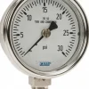 Pressure Gauge: 2-1/2" Dial, 0 to 30 psi, 1/4" Thread, NPT, Lower Mount