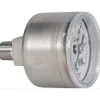 Pressure Gauge: 1-1/2" Dial, 0 to 60 psi, 1/8" Thread, NPT, Center Back Mount