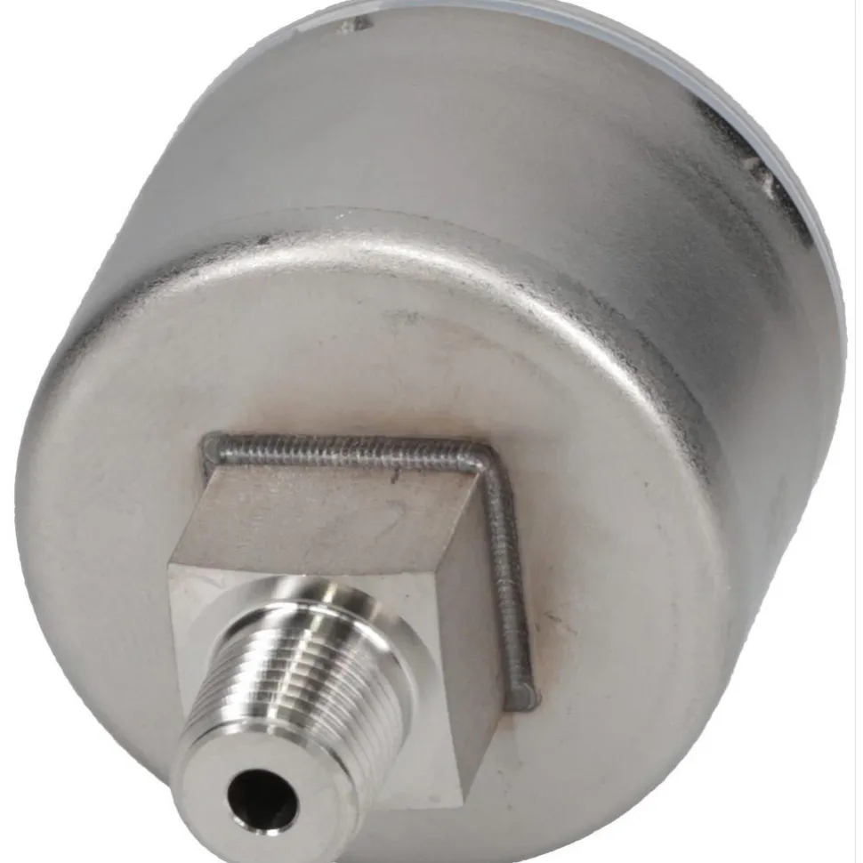 Pressure Gauge: 1-1/2" Dial, 0 to 60 psi, 1/8" Thread, NPT, Center Back Mount