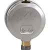Pressure Gauge: 4" Dial, 0 to 60 psi, 1/4" Thread, NPT, Lower Mount