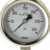 Pressure Gauge: 2-1/2" Dial, 0 to 300 psi, 1/4" Thread, NPT, Lower Mount