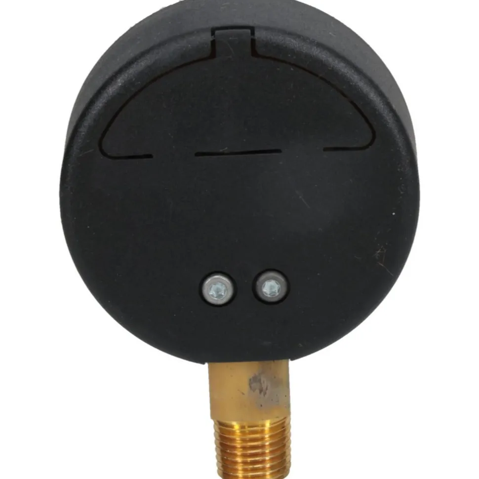 Pressure Gauge: 2-1/2" Dial, 0 to 600 psi, 1/4" Thread, NPT, Lower Mount