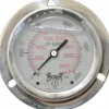 Pressure Gauge: 2-1/2" Dial, 0 to 5,000 psi, 1/4" Thread, NPT, Back Mount