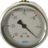 Pressure Gauge: 2-1/2" Dial, 0 to 30 psi, 1/4" Thread, NPT, Center Back Mount