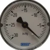 Pressure Gauge: 2" Dial, 0 to 30 psi, 1/4" Thread, NPT, Center Back Mount