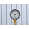 Pressure Gauge: 2" Dial, 0 to 60 psi, 1/4" Thread, NPT, Center Back Mount