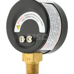 Pressure Gauge: 0 to 60 psi, 1/8