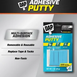 Putty: 1 oz, Blue, Butyl Rubber