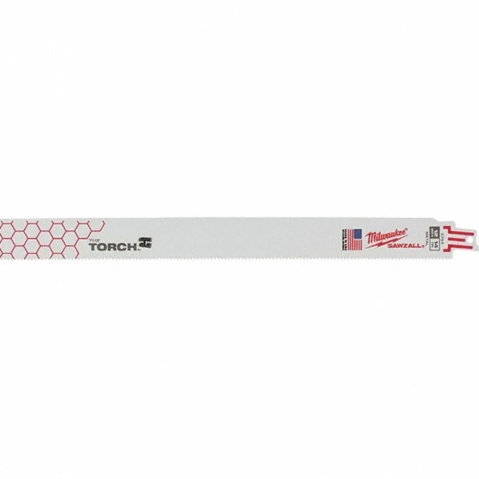 Reciprocating Saw Blade: 12" Long, Bi-Metal