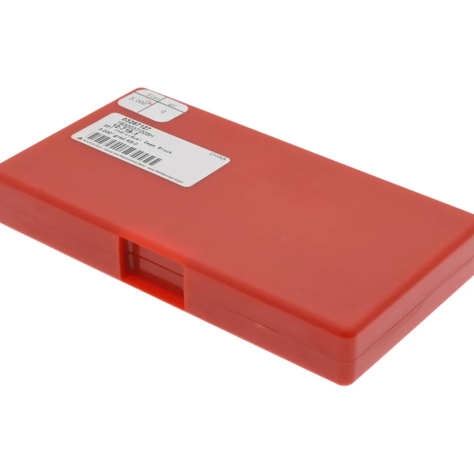 Rectangle Steel Gage Block: 3", Grade 0