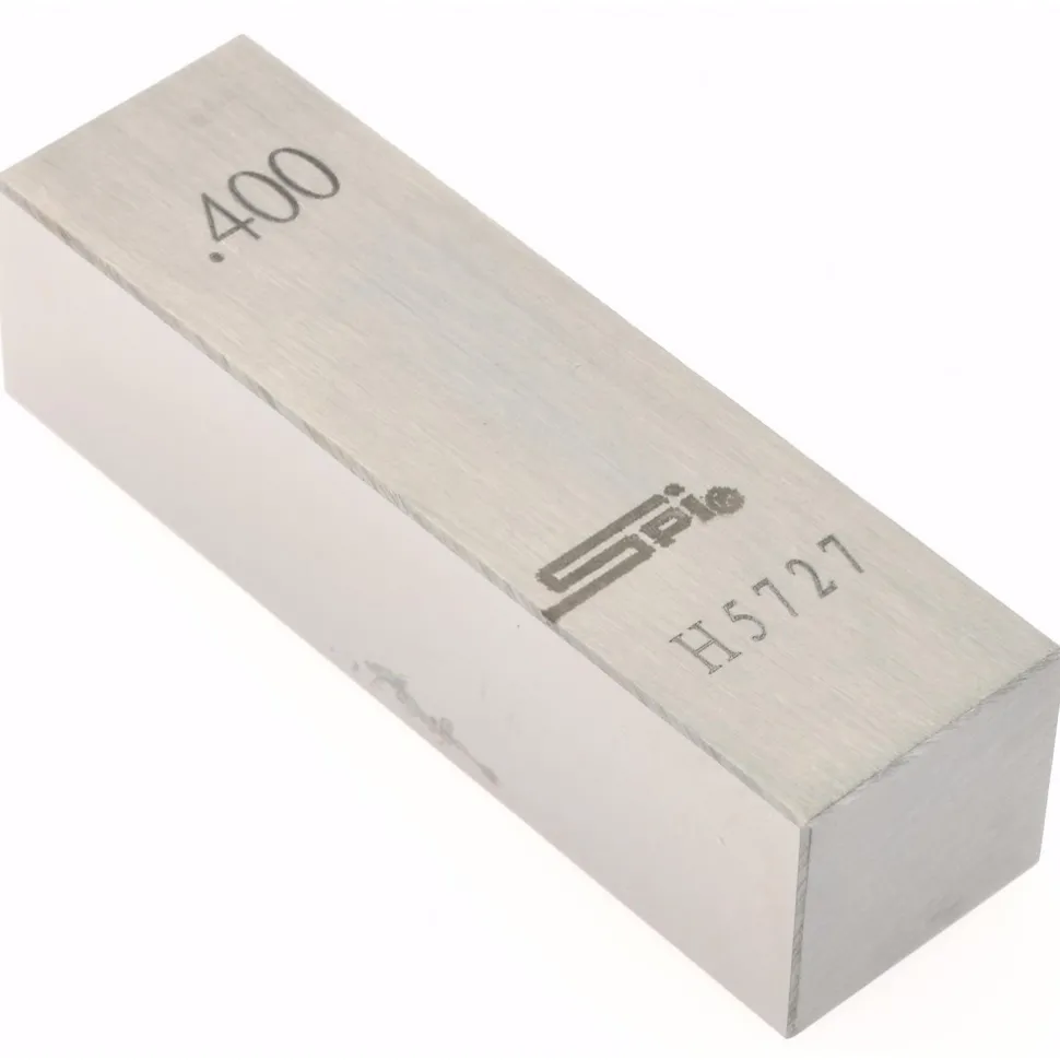 Rectangle Steel Gage Block: 0.4", Grade AS-1