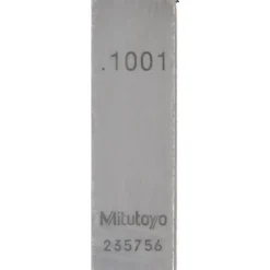 Rectangle Steel Gage Block: 0.1001", Grade 0