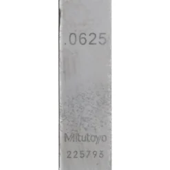 Rectangle Steel Gage Block: 0.0625", Grade 0