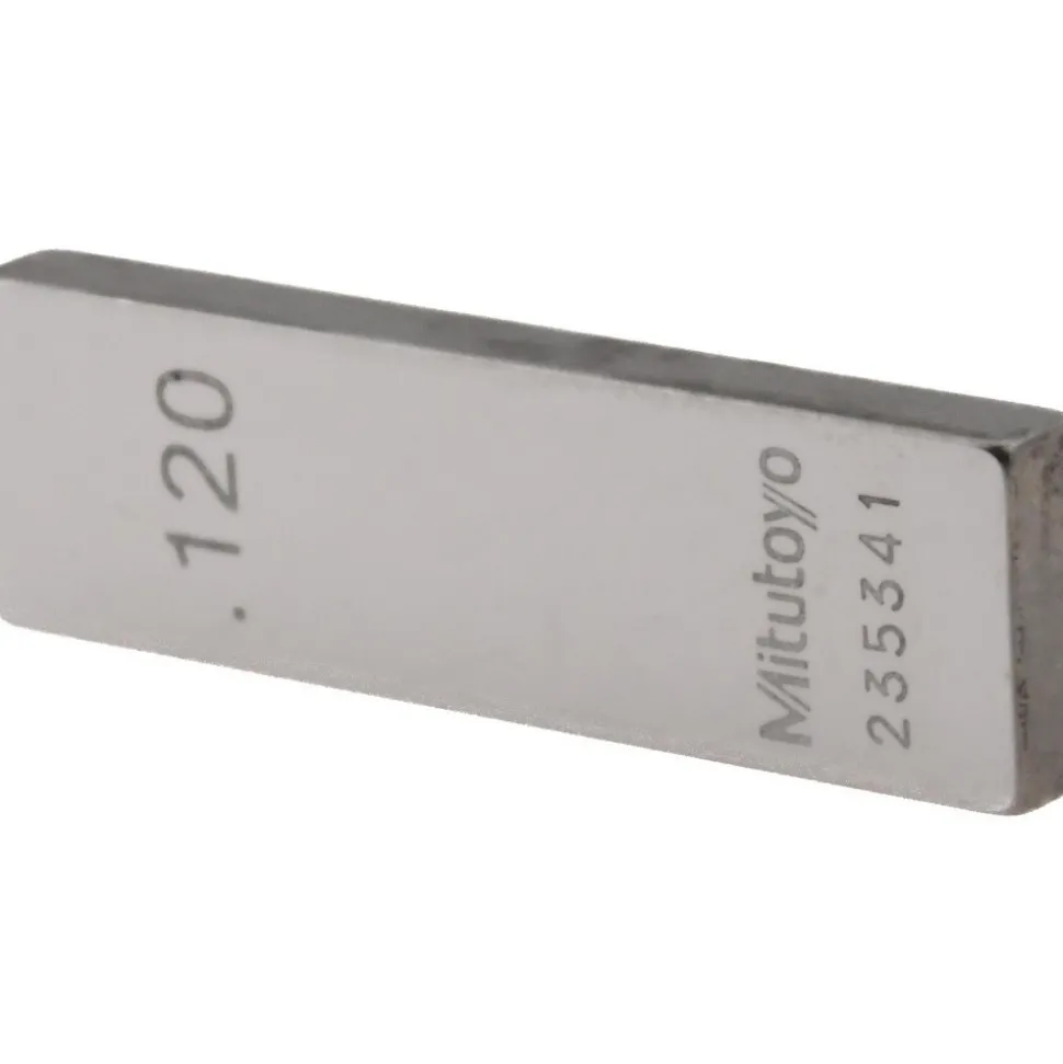Rectangle Steel Gage Block: 0.12", Grade AS-1