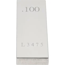 Rectangle Steel Gage Block: 0.1", Grade AS-1