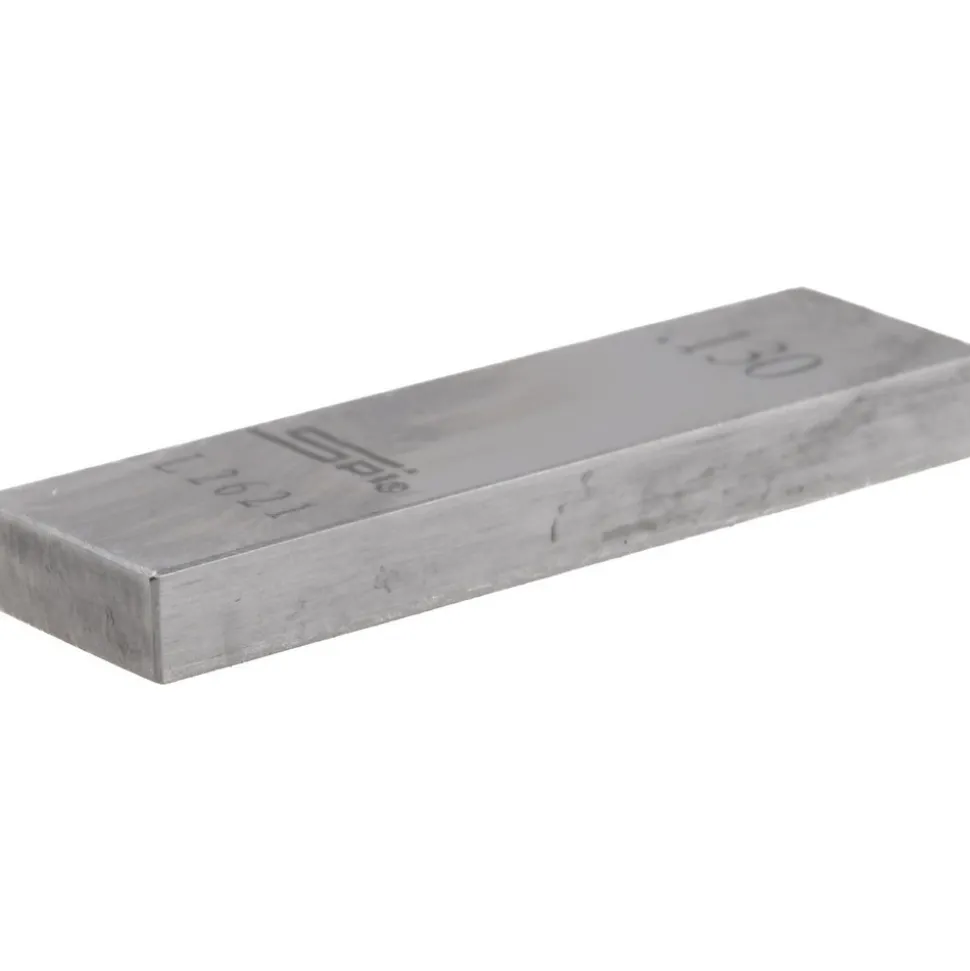 Rectangle Steel Gage Block: 0.13", Grade AS-1