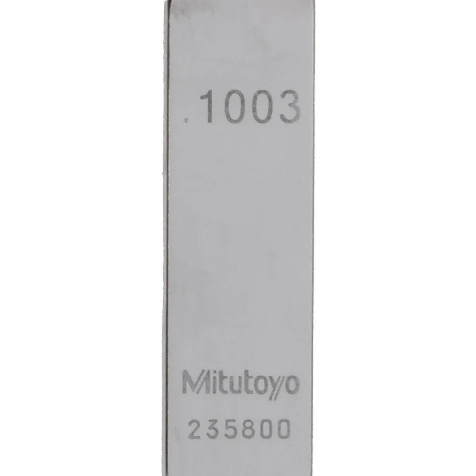 Rectangle Steel Gage Block: 0.1003", Grade 0