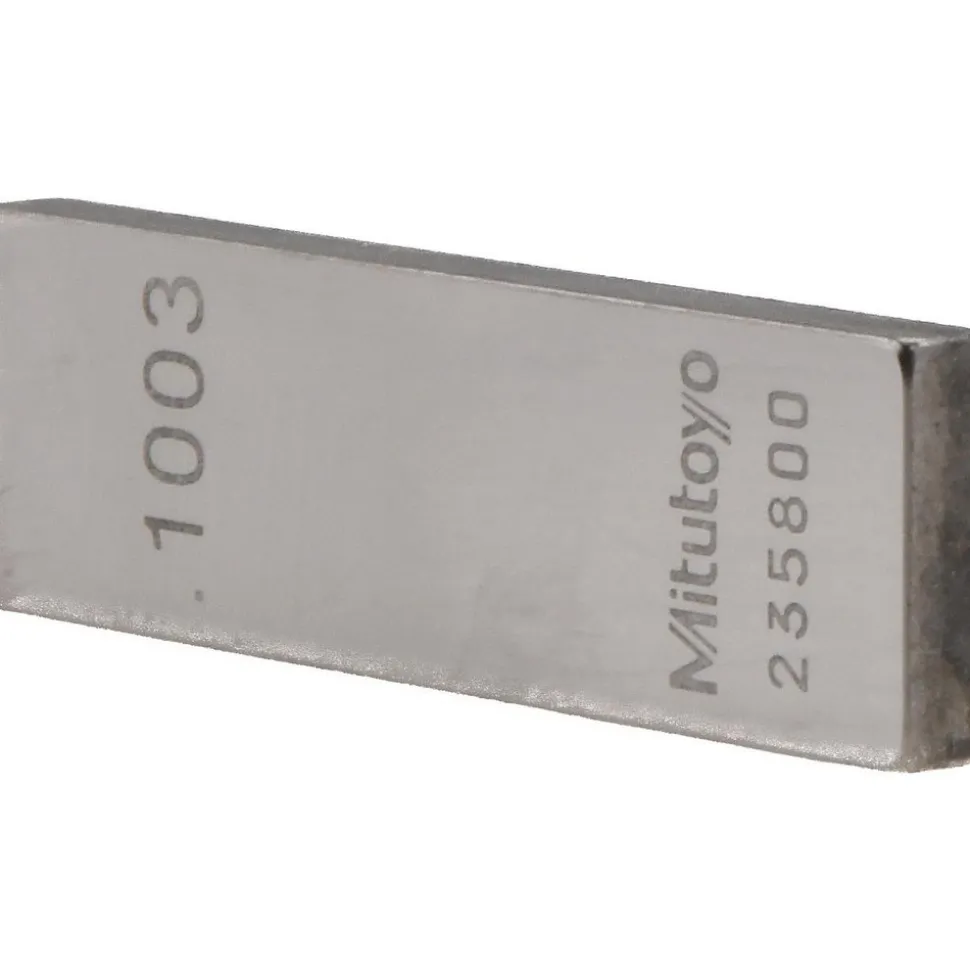 Rectangle Steel Gage Block: 0.1003", Grade 0