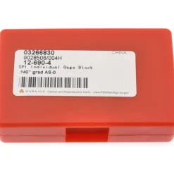 Rectangle Steel Gage Block: 0.14