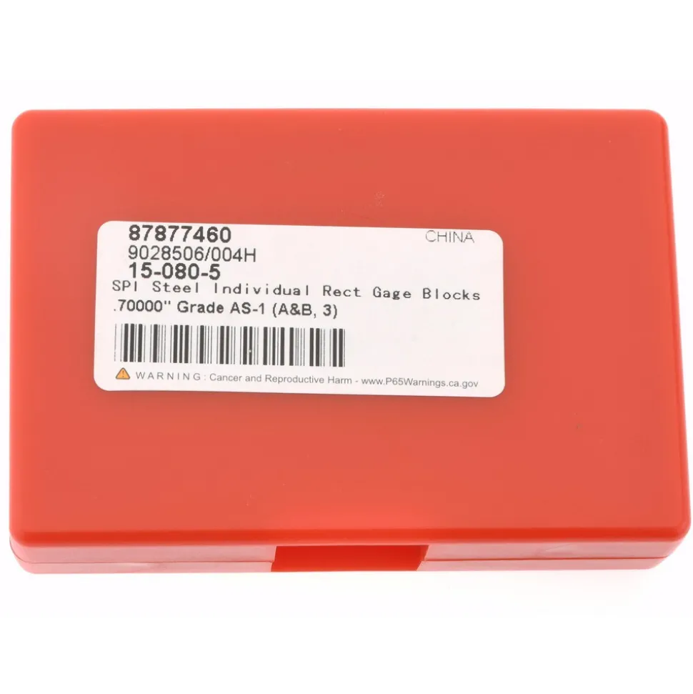 Rectangle Steel Gage Block: 0.7", Grade AS-1