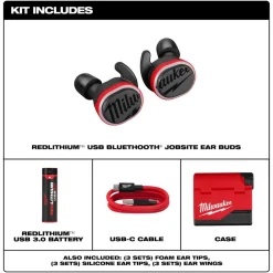 REDLITHIUM™ USB Bluetooth® Jobsite Ear Buds