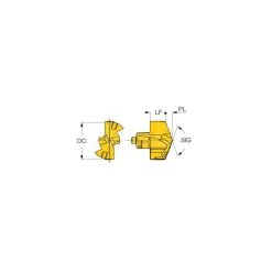 Replaceable Drill Tip: ICM0500 IC908, 0.5004