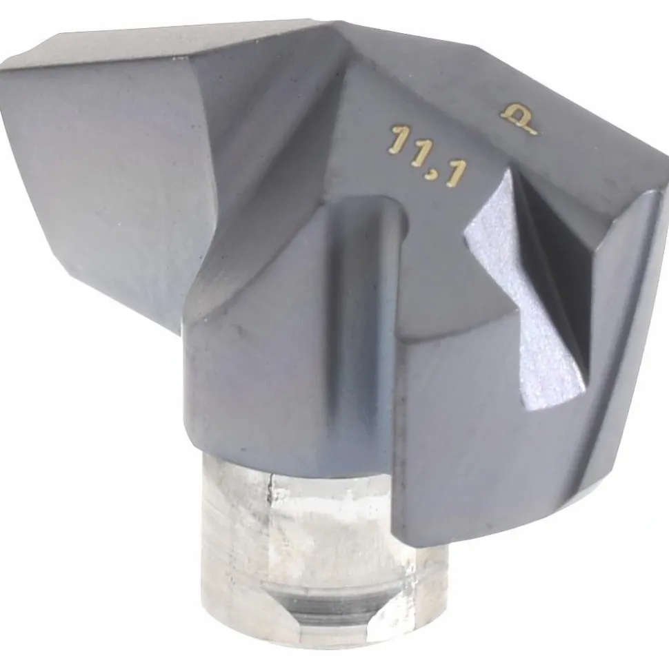 Replaceable Drill Tip: ICP437 IC908, 0.4373" Dia, 11.11 mm Dia, 140 deg Point