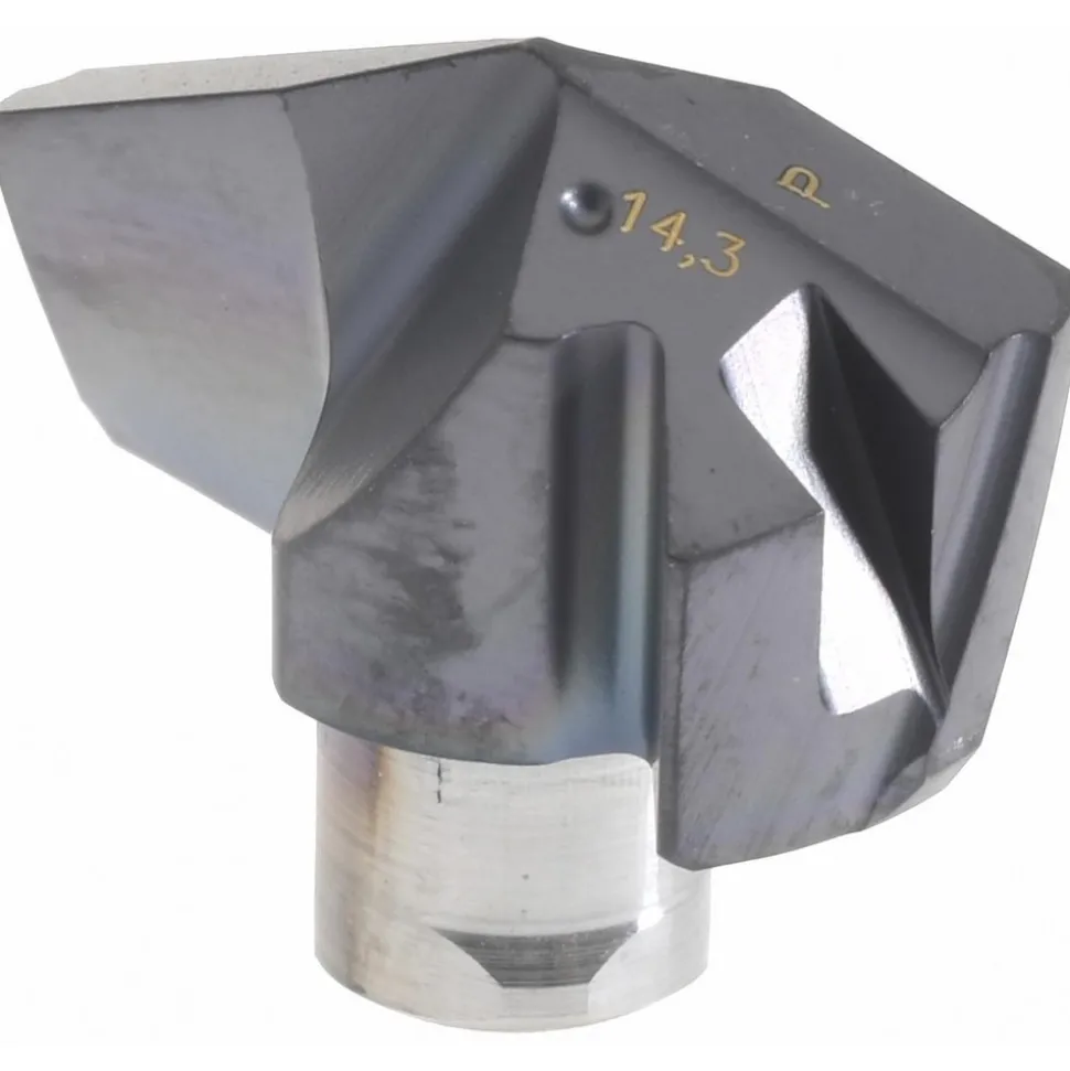 Replaceable Drill Tip: ICP0563 IC908, 0.5630" Dia, 14.30 mm Dia, 140 deg Point