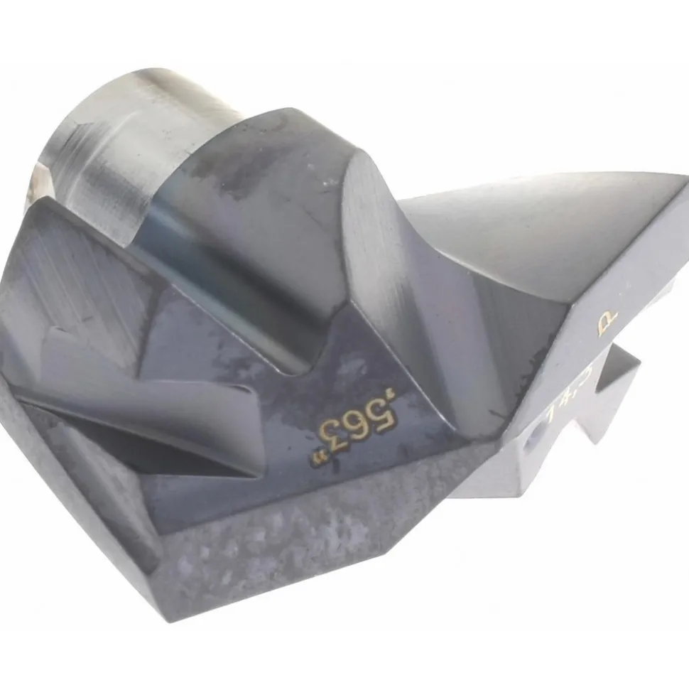 Replaceable Drill Tip: ICP0563 IC908, 0.5630" Dia, 14.30 mm Dia, 140 deg Point