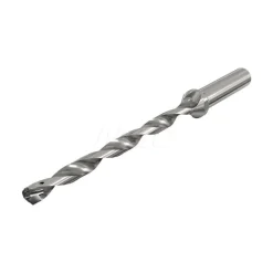 Replaceable-Tip Drill: 0.374 to 0.39" Dia, 4.56" Max Depth, 1/2" Straight-Cylindrical Shank