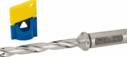 Replaceable-Tip Drill: 0.394 to 0.429" Dia, 3.15" Max Depth, 5/8" Weldon Flat Shank