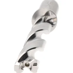 Replaceable-Tip Drill: 0.551 to 0.587" Dia, 4.41" Max Depth, 5/8" Straight-Cylindrical Shank