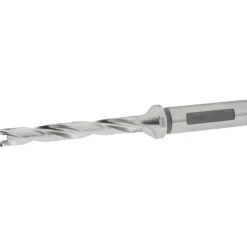 Replaceable-Tip Drill: 0.315 to 0.35" Dia, 2.52" Max Depth, 1/2" Weldon Flat Shank