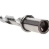 Replaceable-Tip Drill: 0.945 to 0.98" Dia, 4.72" Max Depth, 1-1/4" Weldon Flat Shank