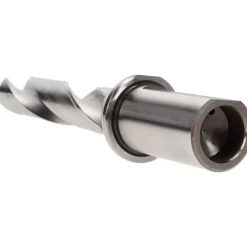 Replaceable-Tip Drill: 0.945 to 0.98" Dia, 4.72" Max Depth, 1-1/4" Weldon Flat Shank