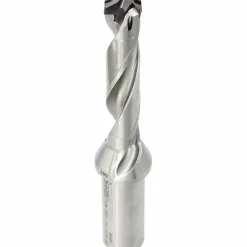 Replaceable-Tip Drill: 0.709 to 0.744" Dia, 5.67" Max Depth, 1" Weldon Flat Shank