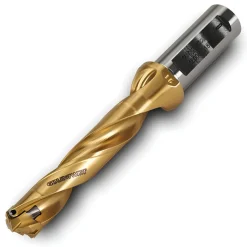 Replaceable-Tip Drill: 0.9843 to 1.0197" Dia, 2.95" Max Depth, 1-1/4" Weldon Flat Shank