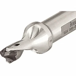 Replaceable-Tip Drill: 0.492 to 0.508" Dia, 0.74" Max Depth, 5/8" Weldon Flat Shank