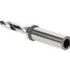 Replaceable-Tip Drill: 0.315 to 0.331" Dia, 1.57" Max Depth, 1/2" Straight-Cylindrical Shank