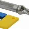 Replaceable-Tip Drill: 0.374 to 0.39" Dia, 1.19" Max Depth, 1/2" Flatted Shank