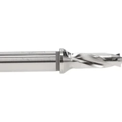Replaceable-Tip Drill: 0.492 to 0.508" Dia, 1.47" Max Depth, 5/8" Straight-Cylindrical Shank