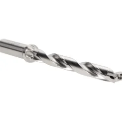 Replaceable-Tip Drill: 0.532 to 0.548" Dia, 4-1/4" Max Depth, 0.63" Weldon Flat Shank