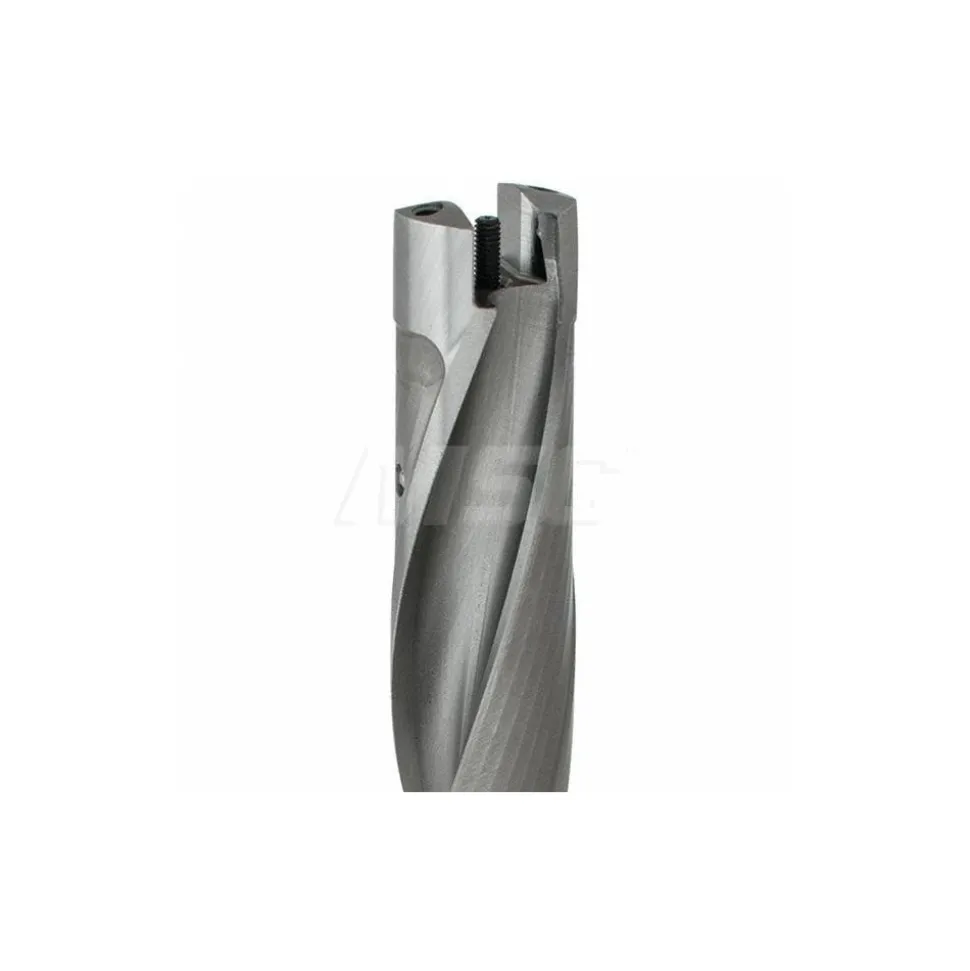 Replaceable-Tip Drill: 17.46 to 17.96 mm Dia, 90 mm Max Depth, 19.05 mm Straight-Cylindrical Shank