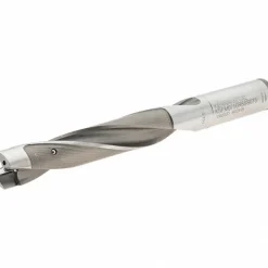Replaceable-Tip Drill: 19.05 to 19.55 mm Dia, 100 mm Max Depth, 19.05 mm Straight-Cylindrical Shank