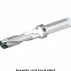 Replaceable-Tip Drill: 14.3 to 14.5 mm Dia, 42.93 mm Max Depth, 19.05 mm Weldon Flat Shank